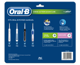 CrossAction 6 Pack & Gum Care 4 Pack Electric Toothbrush Replacement Head Refills 10 Pack